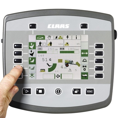Термінал. Тюковий прес-підбирач CLAAS QUADRANT 2100
