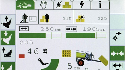 Термінал. Тюковий прес-підбирач CLAAS QUADRANT 3200