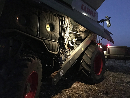 Демонстрація зернозбирального комбайна CLAAS LEXION 7700