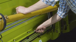 Рехульовані ззовні скребки. Стандартна жатка.