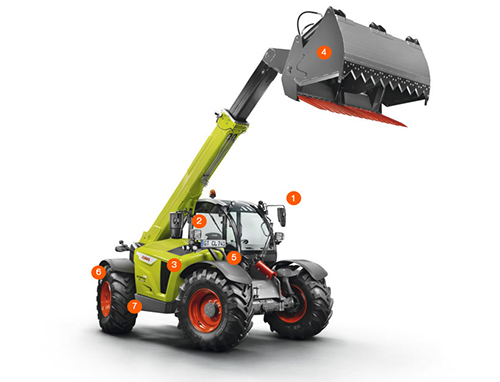 Телескопічний навантажувач CLAAS SCORPION 1033–635