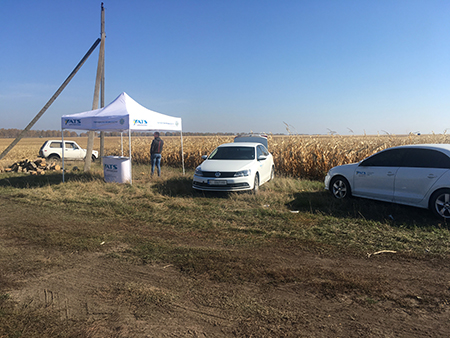 Демонстрація зернозбирального комбайна CLAAS LEXION 7700